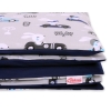 Ensemble de Linge de Lit Enfant 2 pcs 100x135 MINI Gris Lapins