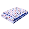 Ensemble de Linge de Lit Enfant 2 pcs 140x200 cm JUNIOR Bleu Foncé Avions