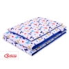 Ensemble de Linge de Lit Enfant 2 pcs 140x200 cm JUNIOR Bleu Foncé Avions