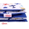 Ensemble de Linge de Lit Enfant 2 pcs 140x200 cm JUNIOR Bleu Foncé Avions