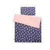 Ensemble de Linge de Lit Enfant 2 pcs 140x200 cm JUNIOR Bleu Foncé Lapins