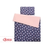 Ensemble de Linge de Lit Enfant 2 pcs 140x200 cm JUNIOR Bleu Foncé Lapins