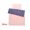 Ensemble de Linge de Lit Enfant 2 pcs 140x200 cm JUNIOR Bleu Foncé Lapins