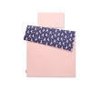 Ensemble de Linge de Lit Enfant 2 pcs 140x200 cm JUNIOR Bleu Foncé Lapins