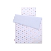 Ensemble de Linge de Lit Enfant 2 pcs 140x200 cm JUNIOR Gris Bleu étoiles
