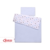 Ensemble de Linge de Lit Enfant 2 pcs 140x200 cm JUNIOR Gris Bleu étoiles