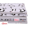 Ensemble de Linge de Lit Enfant 2 pcs 140x200 cm JUNIOR Gris Panda