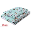 Ensemble de Linge de Lit Enfant 2 pcs 140x200 cm JUNIOR Menthe Navires