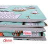 Ensemble de Linge de Lit Enfant 2 pcs 140x200 cm JUNIOR Menthe Navires