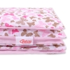 Ensemble de Linge de Lit Enfant 2 pcs 140x200 cm JUNIOR Rose Papillons