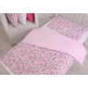 Ensemble de Linge de Lit Enfant 2 pcs 140x200 cm JUNIOR Rose Papillons