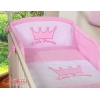 Ensemble de Linge de Lit pour Bébé 3 pcs Rose Prince / Princess