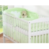 Ensemble de Linge de Lit pour Bébé 3 pcs Vert Cœurs
