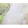 Ensemble de Linge de Lit pour Bébé 7 pcs avec Ciel Blanc Prince / Princess