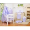 Ensemble de Linge de Lit pour Bébé 7 pcs avec Ciel Lila Prince / Princess