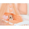 Ensemble de Linge de Lit pour Bébé 7 pcs avec Ciel Pêche Cœurs