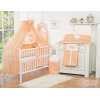 Ensemble de Linge de Lit pour Bébé 7 pcs avec Ciel Pêche Cœurs