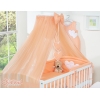 Ensemble de Linge de Lit pour Bébé 7 pcs avec Ciel Pêche Cœurs