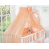 Ensemble de Linge de Lit pour Bébé 7 pcs avec Ciel Pêche Cœurs