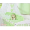 Ensemble de Linge de Lit pour Bébé 7 pcs avec Ciel Vert Cœurs