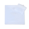 Ensemble de Linge de Lit pour Landau 2 pcs Blanc Cœurs