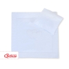 Ensemble de Linge de Lit pour Landau 2 pcs Blanc Cœurs