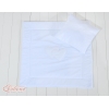 Ensemble de Linge de Lit pour Landau 2 pcs Blanc Cœurs