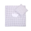Ensemble de Linge de Lit pour Landau 2 pcs Noir à Pois Cœurs