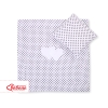 Ensemble de Linge de Lit pour Landau 2 pcs Noir à Pois Cœurs