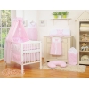 Ensemble de Linge de Lit pour Nouveau Né 11 pcs avec Baldaquin Rose  Princess