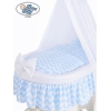 Ensemble de Linge Rayés de Lit  2 pcs pour Landau/berceau Hannah Bleu
