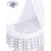 Ensemble de Linge Rayés de Lit  2 pcs pour Landau/berceau Hannah Gris