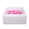 Piscine à Balles Carrée  Minky avec Balles 200pcs Blanche à Étoiles