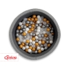 Piscine à Balles Gris Anthracite Minky avec Balles 200pcs