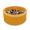 Piscine à Balles Minky avec Balles 200pcs Moutarde