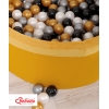 Piscine à Balles Minky avec Balles 200pcs Moutarde