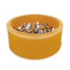 Piscine à Balles Minky avec Balles 200pcs Moutarde