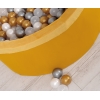 Piscine à Balles Minky avec Balles 200pcs Moutarde