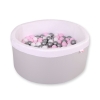 Piscine à Balles Minky avec Balles 200pcs Gris