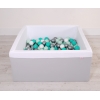 Carrée Piscine à Balles Minky avec Balles 200pcs Gris