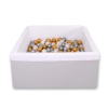 Carrée Piscine à Balles Minky avec Balles 200pcs Gris