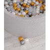 Piscine à Balles Minky avec Balles 200pcs Gris