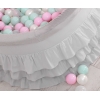 Piscine à Balles à volants Minky avec Balles 200pcs Gris