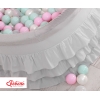 Piscine à Balles à volants Minky avec Balles 200pcs Gris