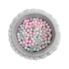 Piscine à Balles à volants Minky avec Balles 200pcs Gris