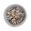 Piscine à Balles Minky avec Balles 200pcs Gris pour Garçon