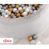 Piscine à Balles Minky avec Balles 200pcs Gris pour Garçon