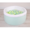 Piscine à Balles Minky avec Balles 200pcs Menthe