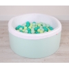 Piscine à Balles Minky avec Balles 200pcs Menthe