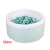 Piscine à Balles Minky avec Balles 200pcs Menthe